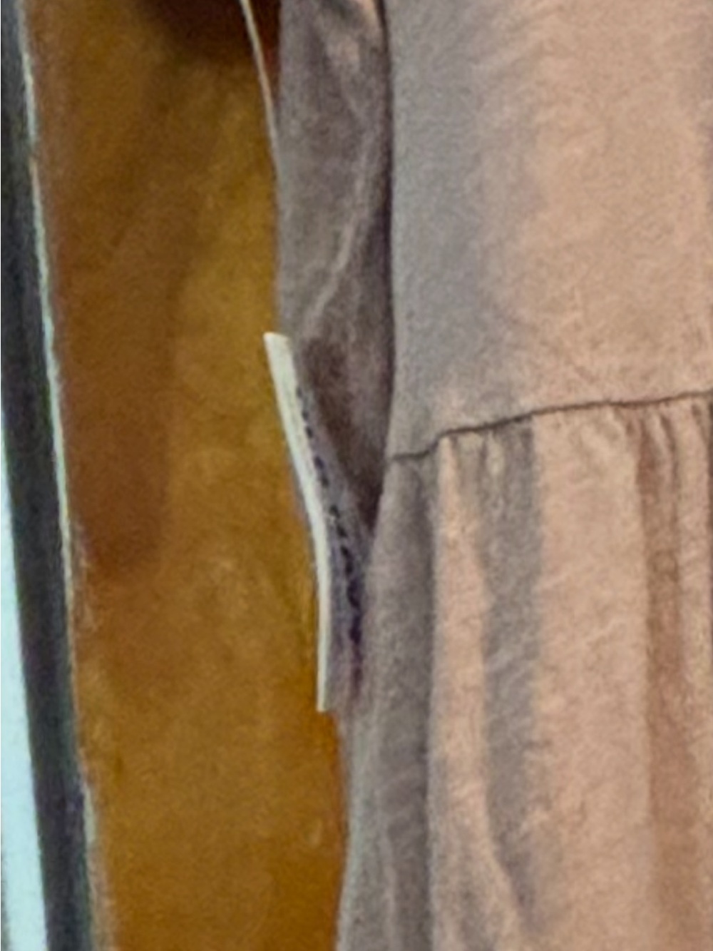 Old Navy Women’s Tiered Short-Sleeve Dress in Mauve - Picture 4 of 4